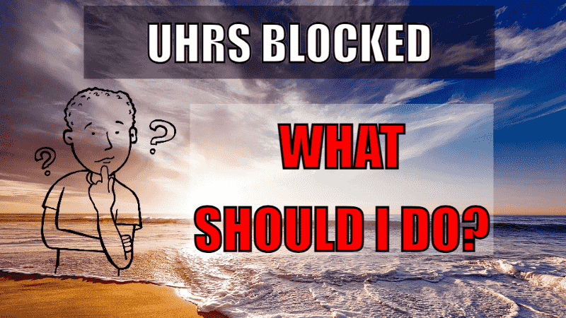 uhrs account blocked